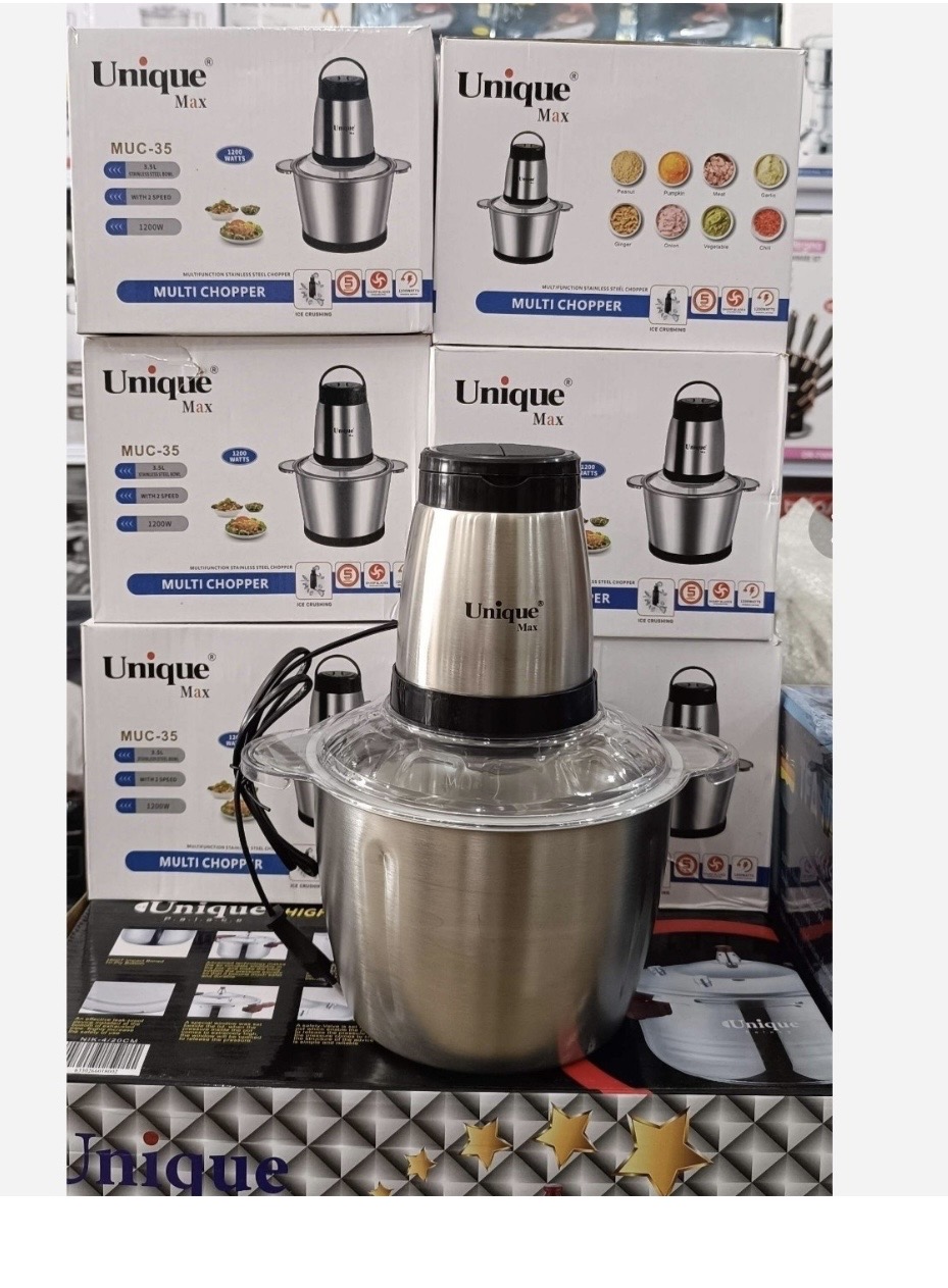 خردکن 3.5 لیتر کاسه استیل 1200 وات یونیک مدل MUC-35