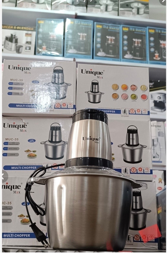 خردکن 3.5 لیتر کاسه استیل 1200 وات یونیک مدل MUC-35
