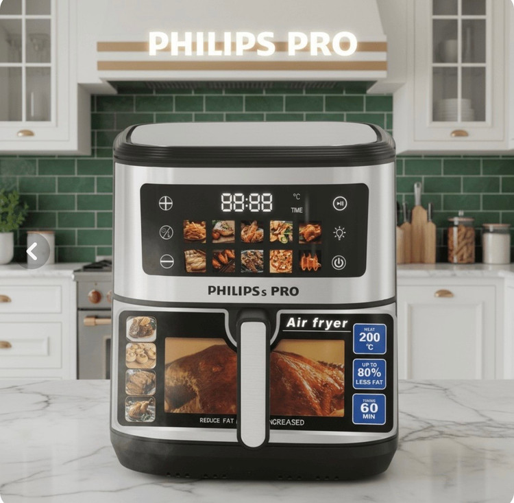 سرخ کن فیلیپس مدل PH1905 ظرفیت ۱۵ لیتر بدون روغن تمام استیل