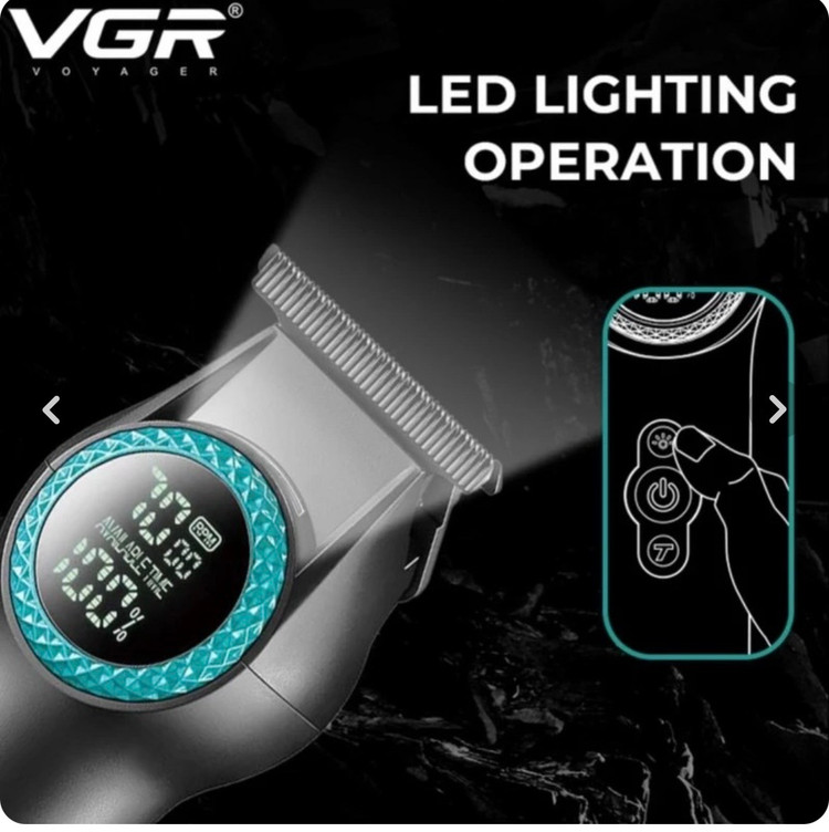 ماشین اصلاح وی جی آر مدل V-990 با تیغه سرامیک و برش مستقیم