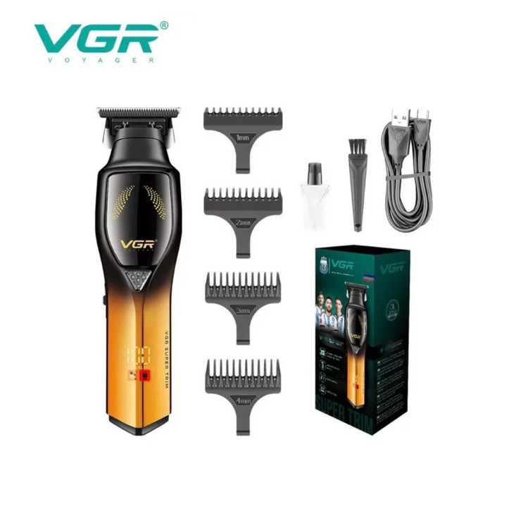 ماشین اصلاح وی جی آر مدل V-187 با تیغه سرامیک و برش مستقیم